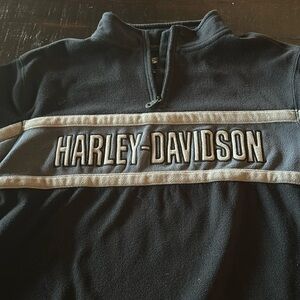 Harley Davidson Fleece 1/4 Zip Pullover